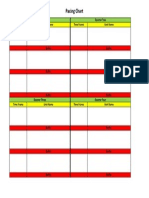 Pacing Chart