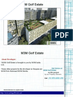 M3M Golf Estate Sector 65 Gurgaon