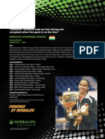 Saina Nehwal Herbalife Athlete Flyer (English)