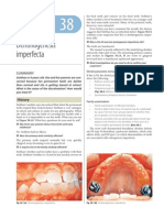 Dentinogenesis imperfecta causes dark tooth discoloration