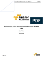 Implementing Active Directory Domain Services in the AWS Cloud