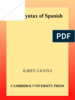 The Syntax of Spanish