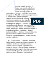 Circutele SpitaluluiActivitatea de Prevenire Si Combatere A Infectiilor Nozocomiale Se Desfasoara Intr