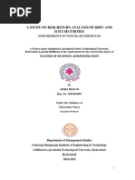 Download Risk Return Analysis of Icici  Hdfc Bank by sachinji1989 SN223087146 doc pdf