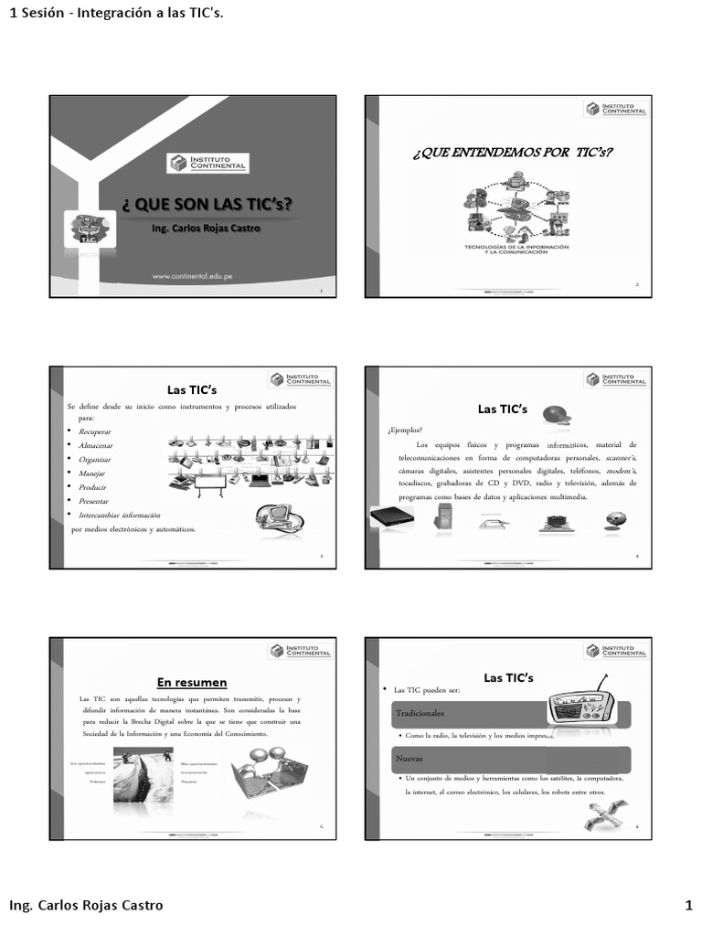 Que Son Las TICs | PDF | Tecnología de información y comunicaciones ...
