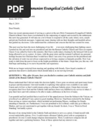Radloff Facebook letter