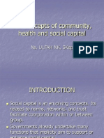 Social Capital, Community Health, PHC