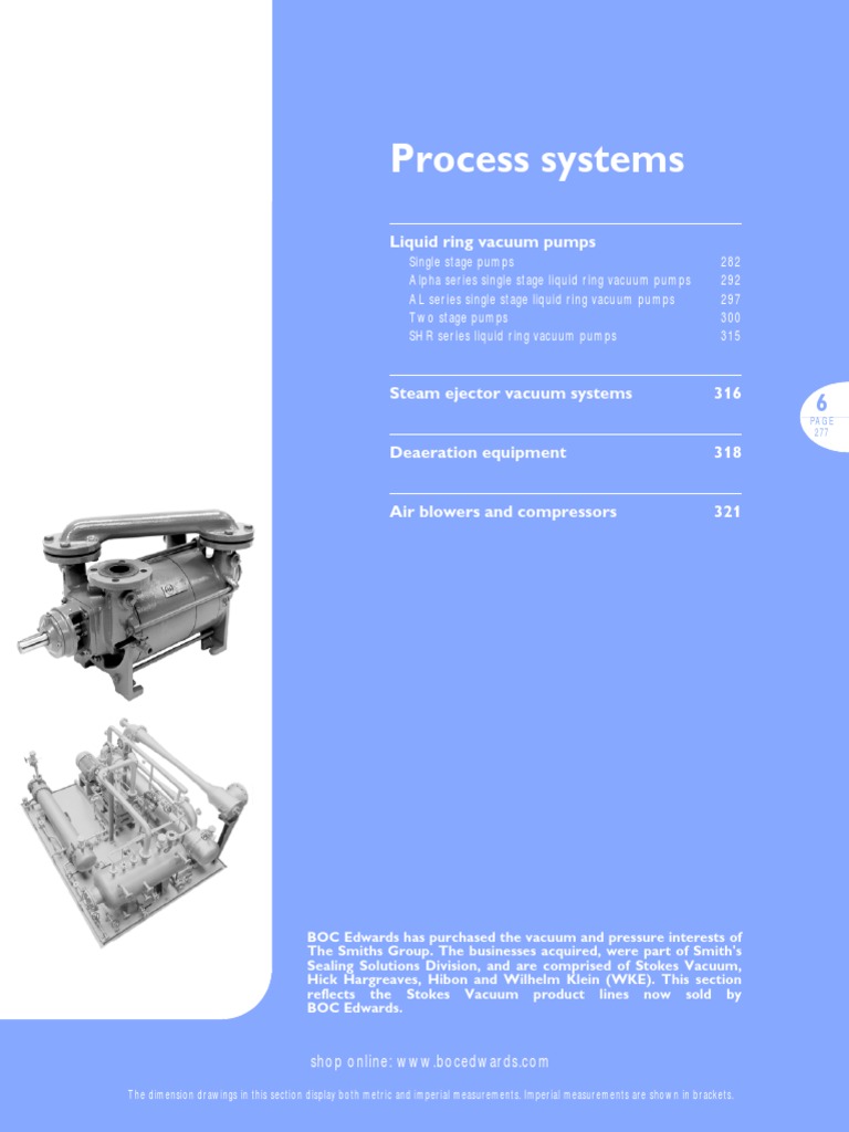 Liquid Ring Vacuum Pump Overview | PDF | Pump | Engines