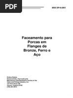 MSS SP 9 - 01 Faceamento Para Porcas Em Flanges de Ferro, A