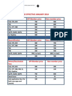 Icp Fee Structure Effective January 2014: Initial Certification API Member Price Non Member Price