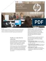 HP's Approach To Quality Management Under Business Process Outsourcing