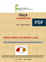 Calorimetria - Princípios e Equação Fundamental