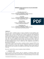 DUBROVNIK 2009 - Energy Analysis of Distillation Units in The Process of Yeast and Alcohol Produc - Anastasovski, Markovska, Meshko, Raskovic