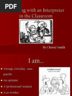 working with an interpreter for weebly