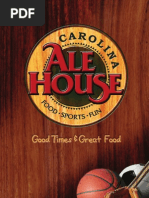 Download Carolina Ale House Menu - North Carolina by LM Restaurants SN22314856 doc pdf