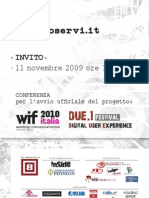 Webdesign International Festival - Launch Event Invitation