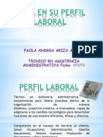 Perfil Laboral-Paola Andrea Ariza - Asistenc Adm - Tocaima