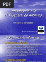Ley General de Archivos