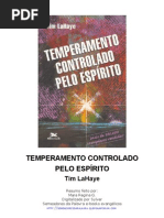 Tim LaHaye - Temperamento controlado pelo Espírito (resumo)