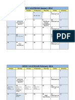 OPSI 2014 Calendar