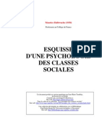 Esquisse D Une Psychologie Des Classes Sociales