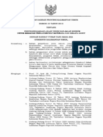 Perda Prov. Kaltim No 10 Tahun 2012 Tentang Penyelenggaraan Jalan Umum Dan Khusus Untuk Tambang Dan Sawit