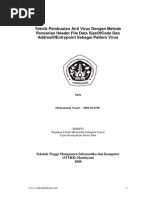 Download Teknik Pembuatan Antivirus Dengan Metode Pencarian Header Data SizeofCode Dan AddressOfEntrypoint Sebagai Pattern Virus by Afwi Nas SN223200016 doc pdf