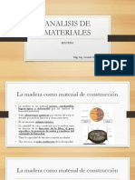 Analisis de Materiales Madera