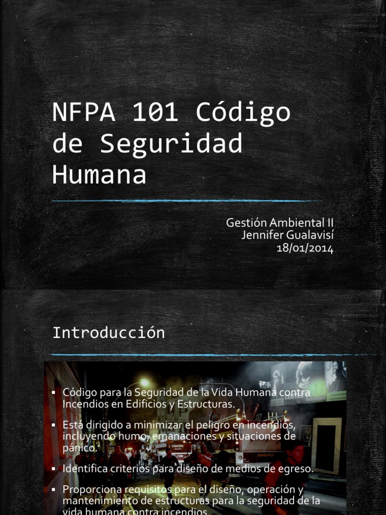NFPA 101: Código de Seguridad Humana | PDF | Sistema de rociadores ...