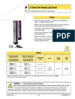 LX Series Part-Sensing Light Screen: Features