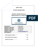 Apollo Group Riordan Manufacturing: Riordan's Human Resources Implementation & Testing Plan