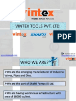 An Introduction about Vintex Tools (Shakti Valves)