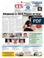 Ports: Dingman Is 2014 Player of Year