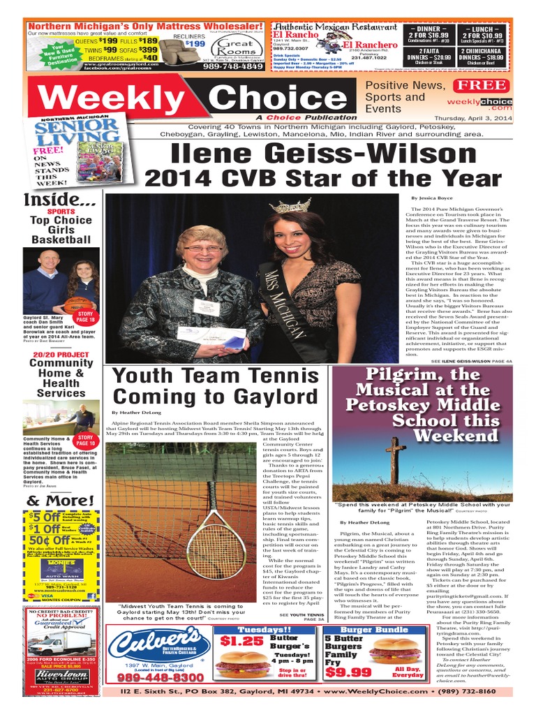 Youth Tennis in Gaylord | PDF | Laughter | Palliative Care
