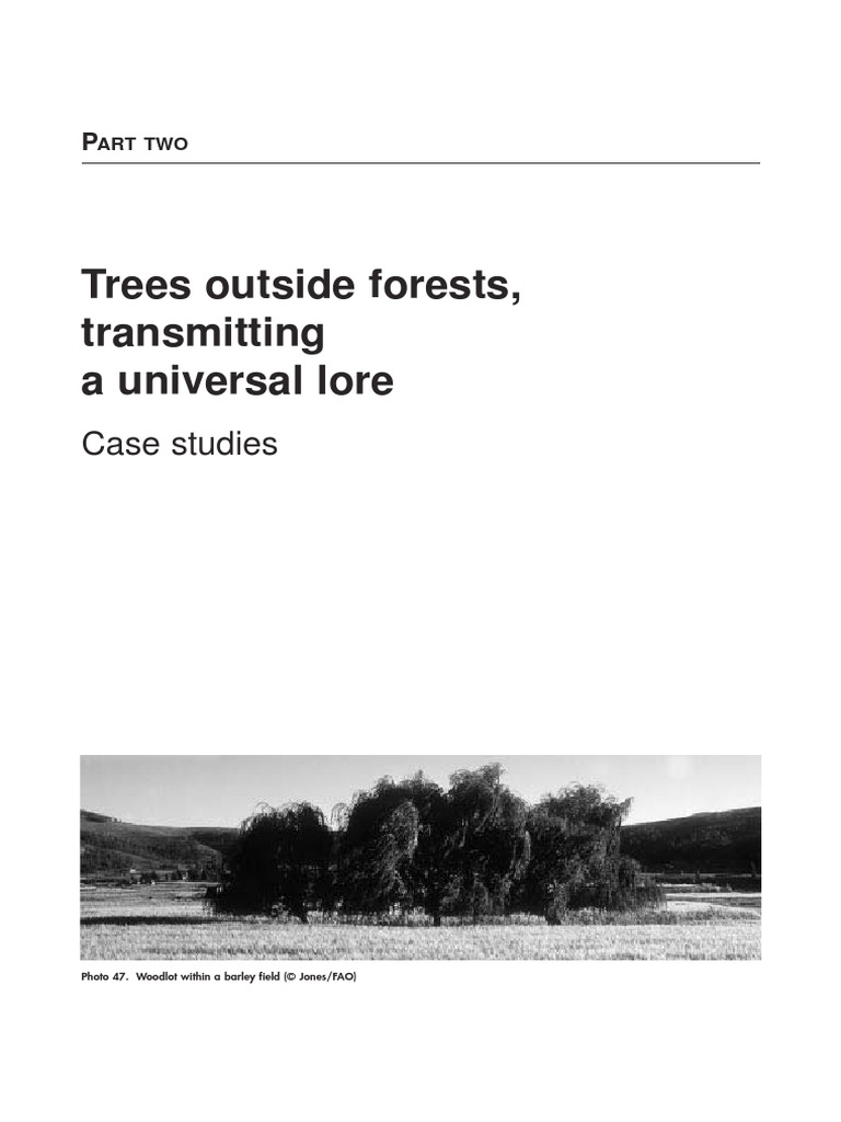 Trees Outside Forests | PDF | Forests | Hedge