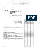 WJEC GCSE Higher P1 S2008