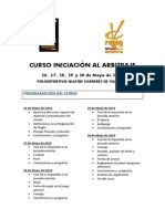 Curso de Iniciación Al Arbitraje Zona Norte 2014