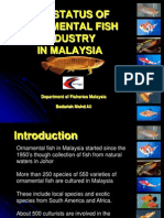 The Status of Ornamental Fish Industry in Malaysia