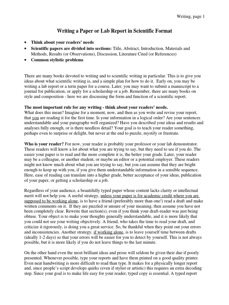 Scientific essay introduction image