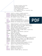 Ms Dos CMD Command