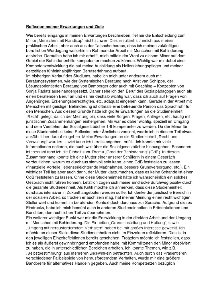 Gesamtreflexion | PDF