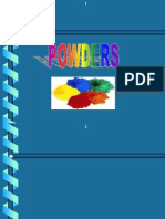 Powders,Modified, Lec 8