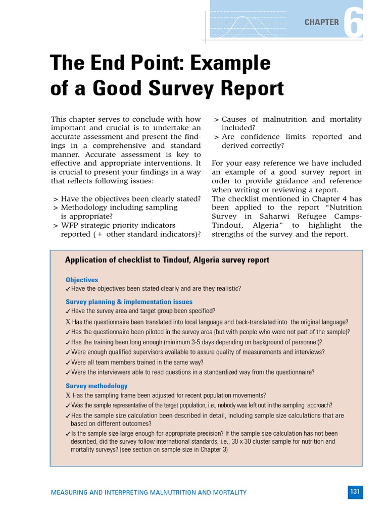 survey report essay