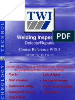 Weld Defects- Repairs
