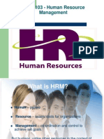 MBA 103 - Human Resource Management