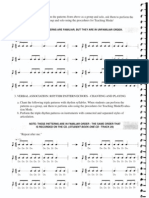 Verbal Association Triple Rhythm Patterns