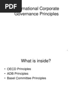International Corporate Governance Principles