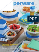 Brochure de spéciaux Tupperware du 10 mai au 11 juin 2014