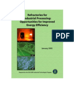 Improving Refractories for Energy Efficiency in Industrial Processes