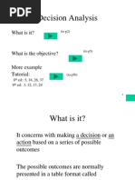 Decision Analysis: What Is It?